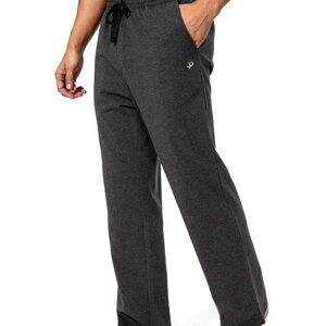 Cotton Yoga Sweatpant Ath Lounge Pants Open BotCasual Pants for Men with Pockets